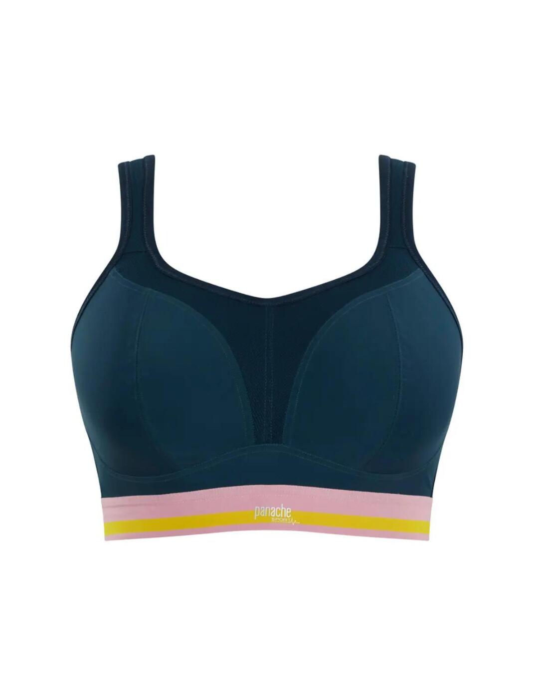Panache Sports Bra Non Wired High Impact Support Womens Active Sportswear 7341A - Picture 10 of 38