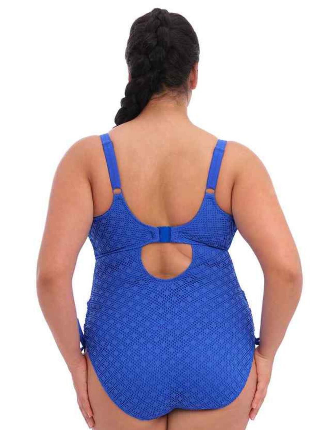 Elomi Bazaruto Swimsuit Wireless Plunging Womens Full Fugure Swimwear 800643 - Picture 14 of 24