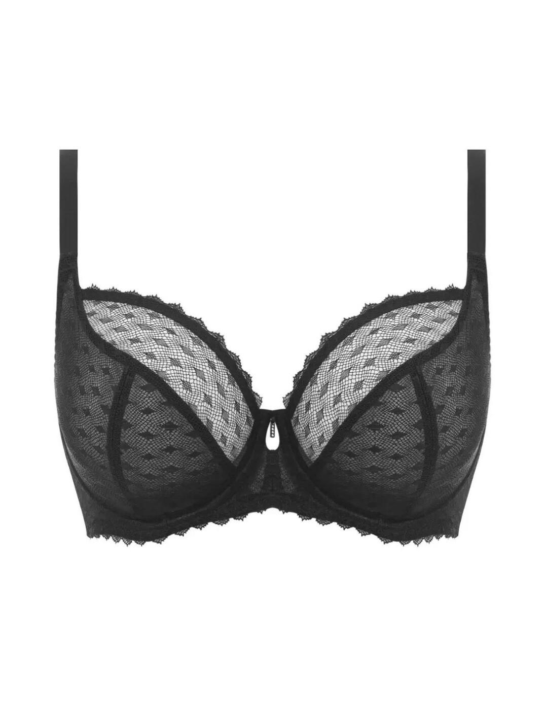 Freya Signature Bra Plunge Underwired Semi Sheer Supportive Womens Bras 400502 - Picture 10 of 27
