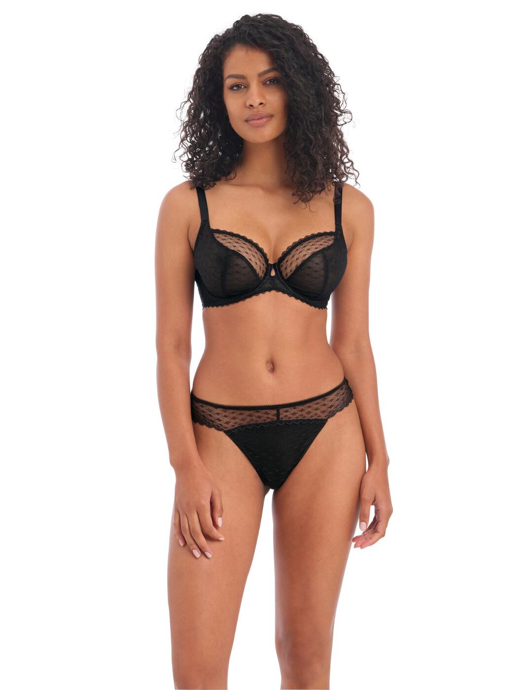 Freya Signature Bra Plunge Underwired Semi Sheer Supportive Womens Bras 400502 - Picture 11 of 27