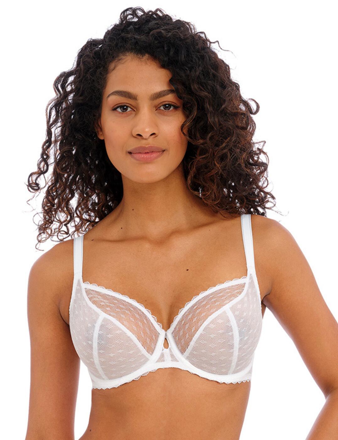 Freya Signature Bra Plunge Underwired Semi Sheer Supportive Womens Bras 400502 - Picture 23 of 27