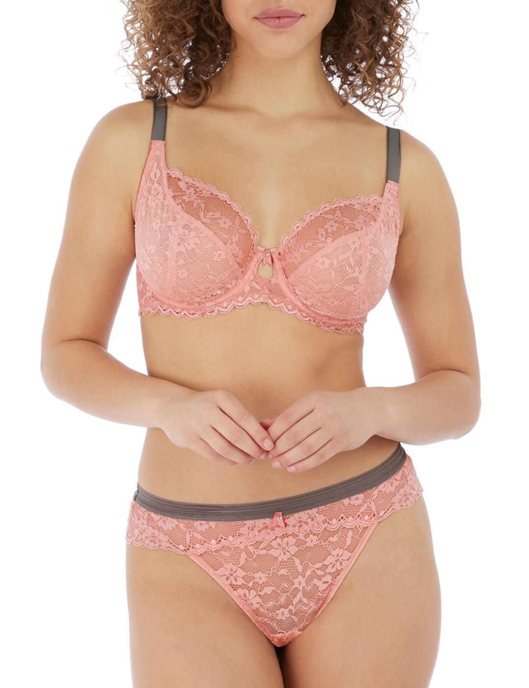 Lencería para mujer Freya Offbeat sujetador con aros sin relleno de encaje 5452 - Imagen 32 de 40
