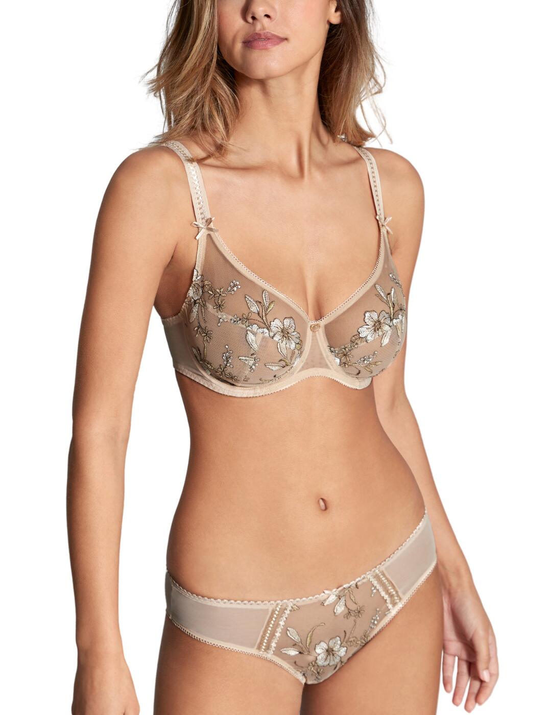 Empreinte Lauren Brief Knickers 03218 Elegant Semi Sheer Briefs Luxury Lingerie - Picture 10 of 11