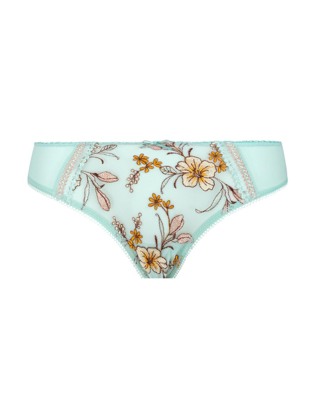 Empreinte Lauren Brief Knickers 03218 Elegant Semi Sheer Briefs Luxury Lingerie - Picture 4 of 11