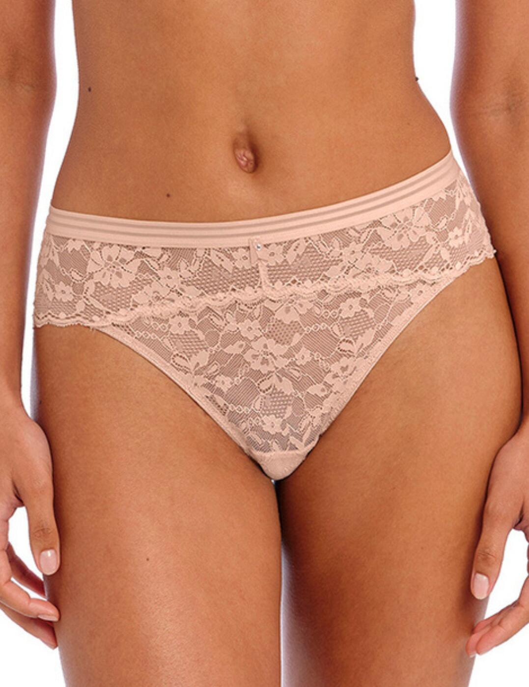 Freya Offbeat Brief Mid Rise Semi Sheer Lace Women's Knickers 5455