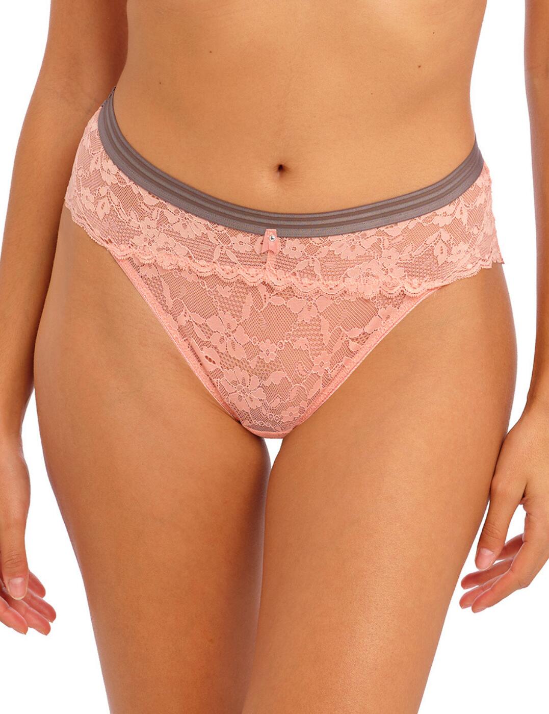 Freya Offbeat Brief Mid Rise Semi Sheer Lace Women's Knickers 5455