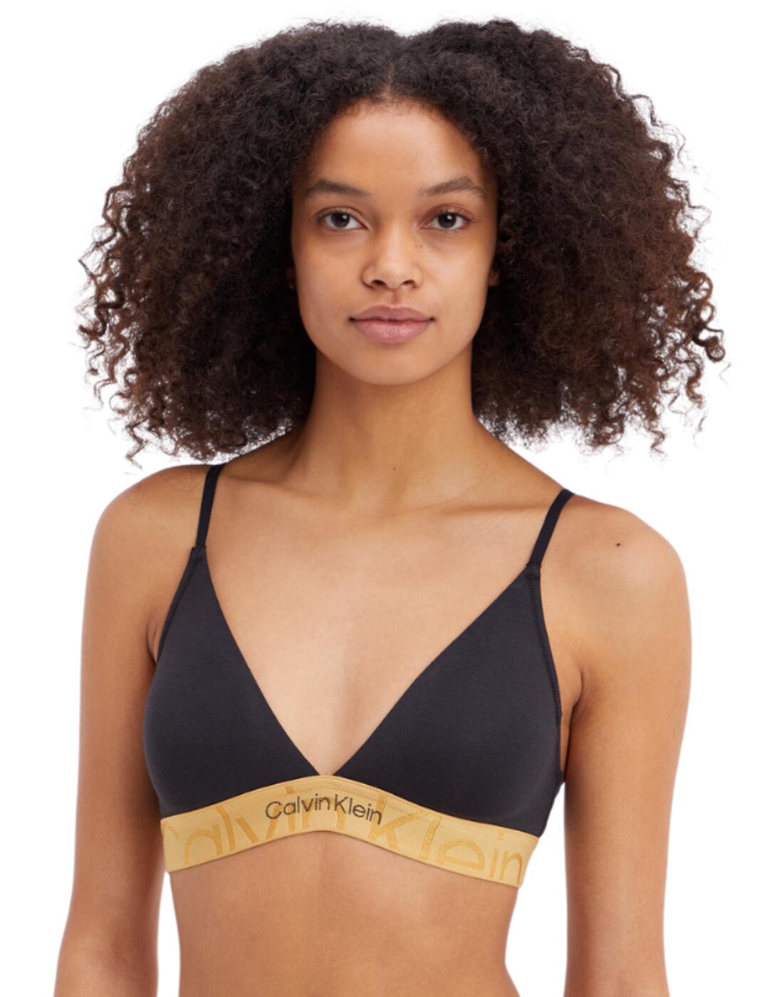 000QF7053E Calvin Klein Embossed Icon Holiday Bralette