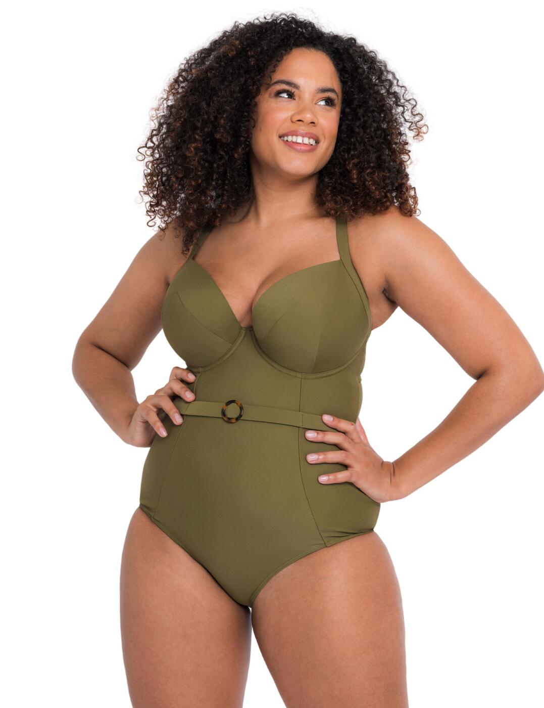 CS019601 Curvy Kate Retro Sun Halter Swimsuit