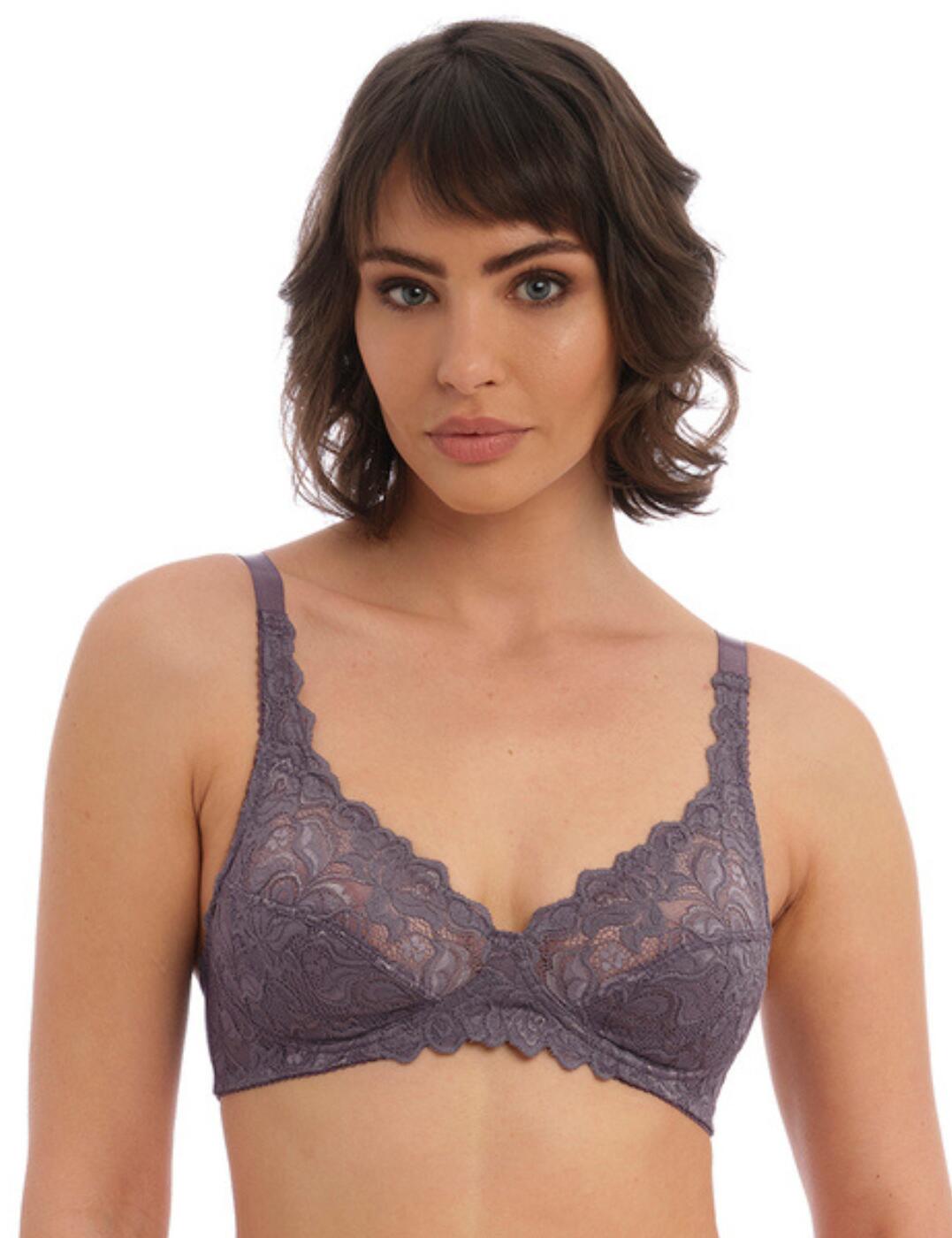 Wacoal Eglantine Bra Wireless Non Padded Lace Full Cups Womens Lingerie  BFA162