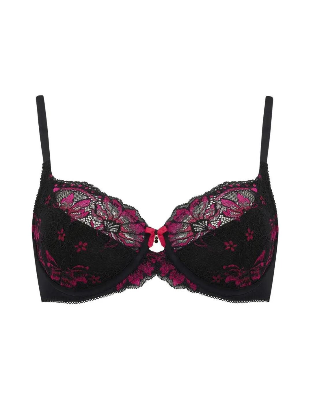 Pour Moi J'Adore Non Padded Bra 27702 Underwired Supportive Lace Bras Lingerie - Picture 7 of 15