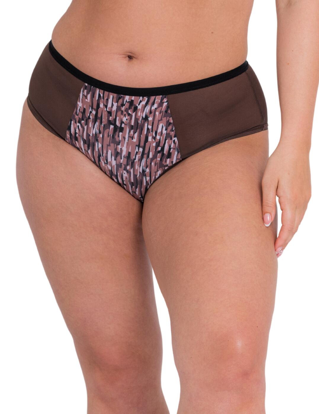 4XL - 22 Curvy Kate Wonderfully Shorty Brief Sheer Womens Knickers CK061201