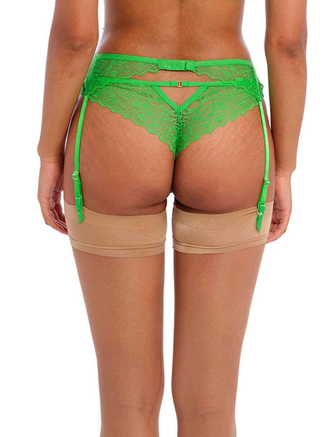 Freya Temptress Suspender Belt Womens Sexy Semi-Sheer Lace Lingerie 400191 - Picture 18 of 21