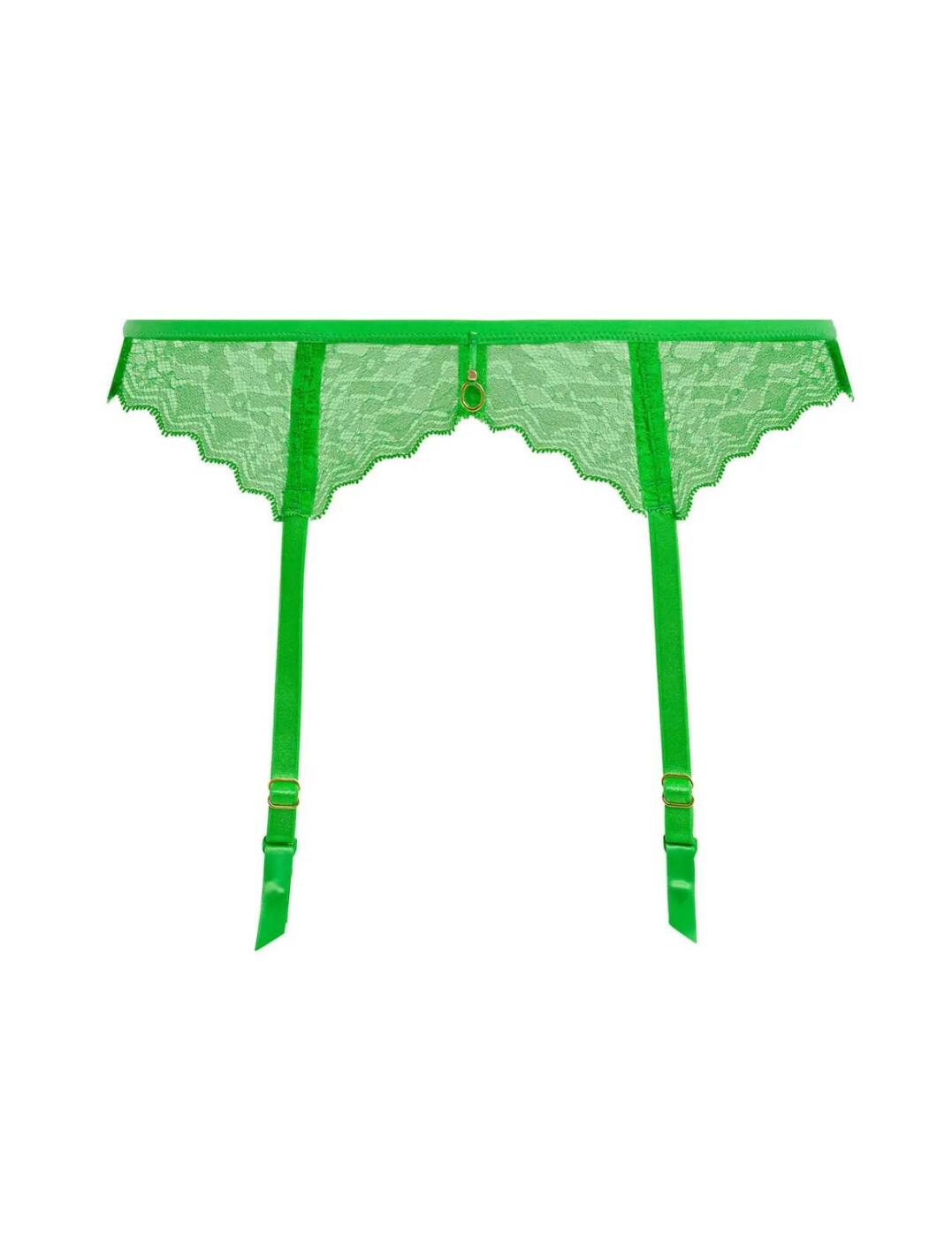 Freya Temptress Suspender Belt Womens Sexy Semi-Sheer Lace Lingerie 400191 - Picture 19 of 21