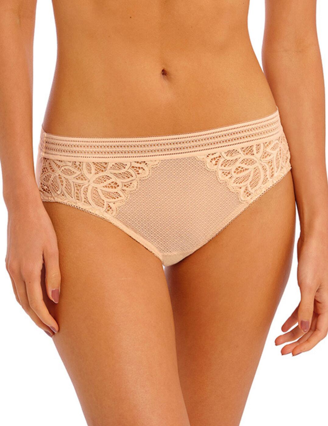 Wacoal Raffine Brief Comfortable Mid Rise Stretch Lace Womens Knickers 148005