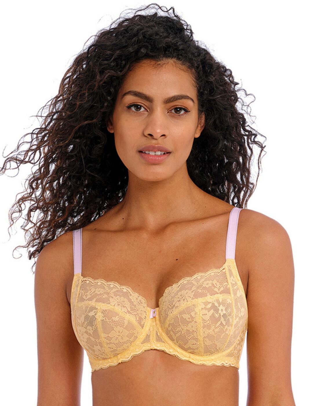 Freya Offbeat Bra Underwired Side Support Non-Padded Womens Lace Bras 5451 - Picture 19 of 67