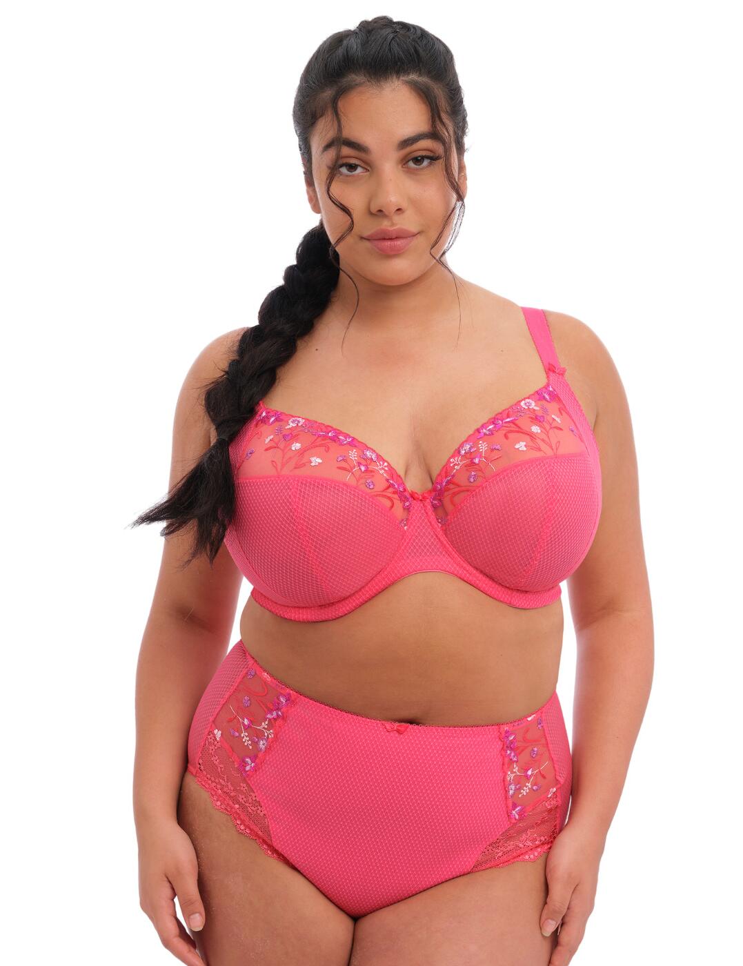 Elomi Charley Bra Plunge Underwired Non Padded Supportive Womens Lingerie 4380 - Picture 16 of 77