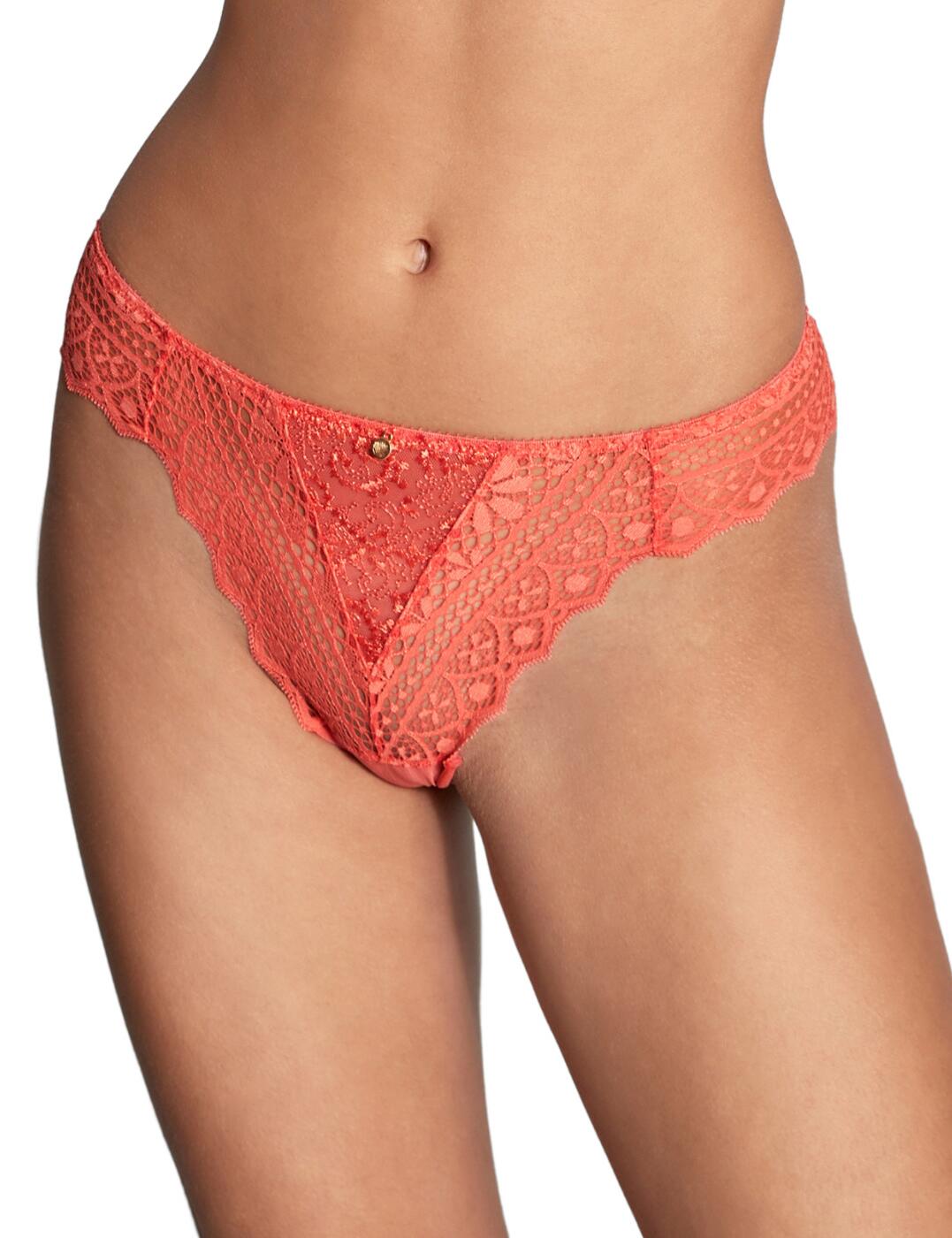 Empreinte Cassiopee Thong Lace Semi Sheer Low Rise Womens Luxury Lingerie 01151 - Picture 16 of 27