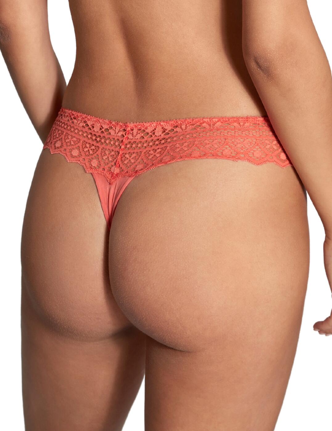 Empreinte Cassiopee Thong Lace Semi Sheer Low Rise Womens Luxury Lingerie 01151 - Picture 17 of 27