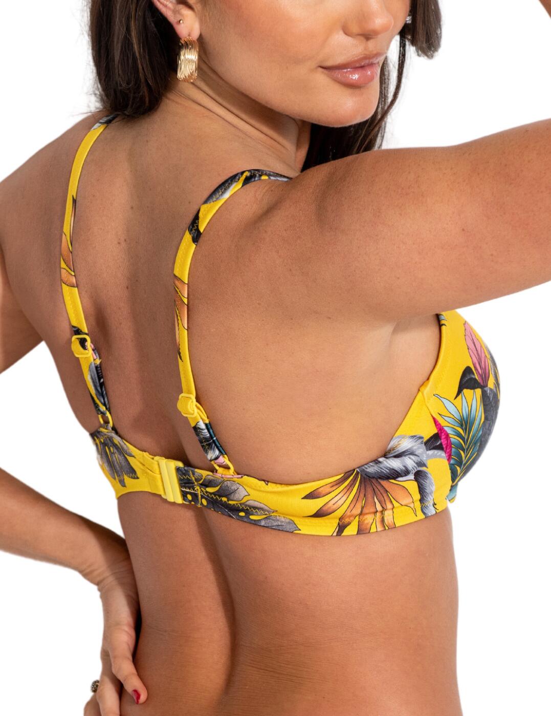 Pour Moi Paradiso Bikini Oberteil Ausschnitt gepolstert vorne zum Binden Damen Bademode 17500 - Bild 21 von 23