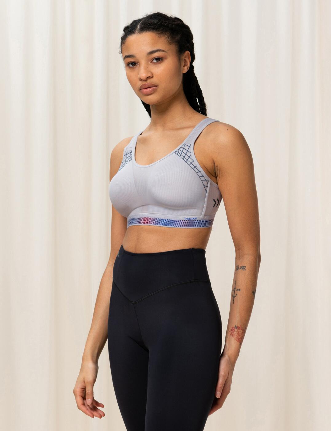Triumph Triaction Sports Bra Cardio Cloud Racerback High Impact Bras 10210629 - Picture 28 of 42