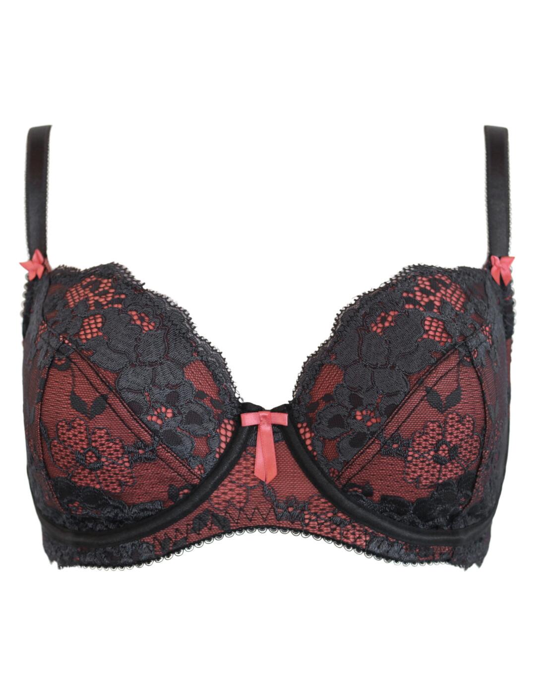 Pour Moi Amour Bra Balcony Underwired Non Padded Lace Womens Lingerie 1502 - Picture 32 of 43