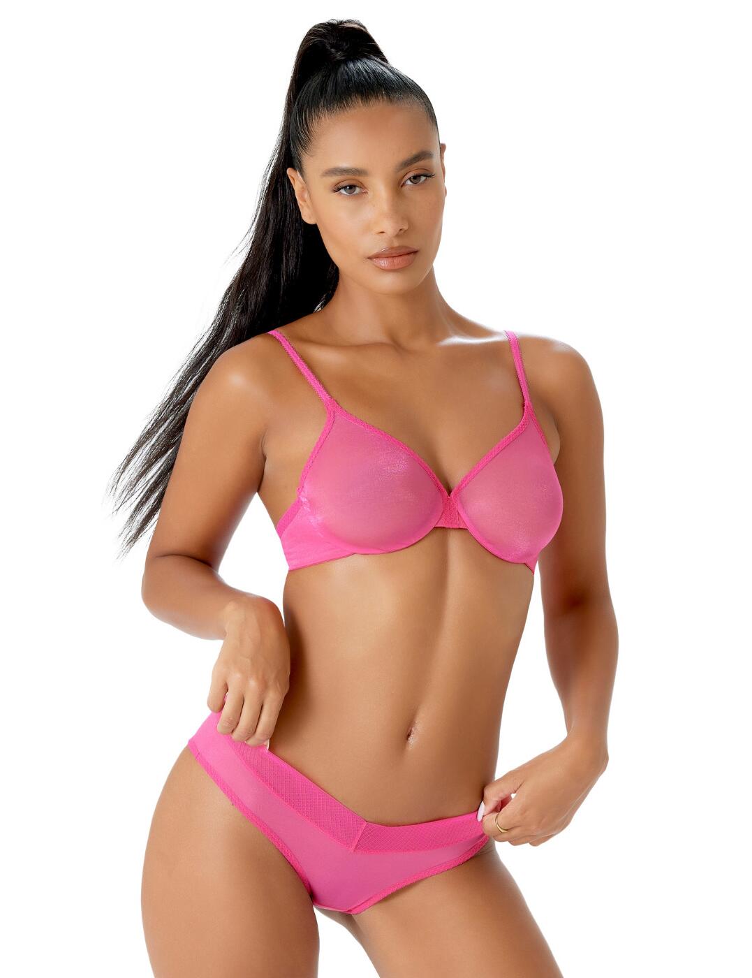 Gossard Glossies Bra Sheer Underwired Sexy Seamless Womens Lingerie 6271 - Picture 29 of 92