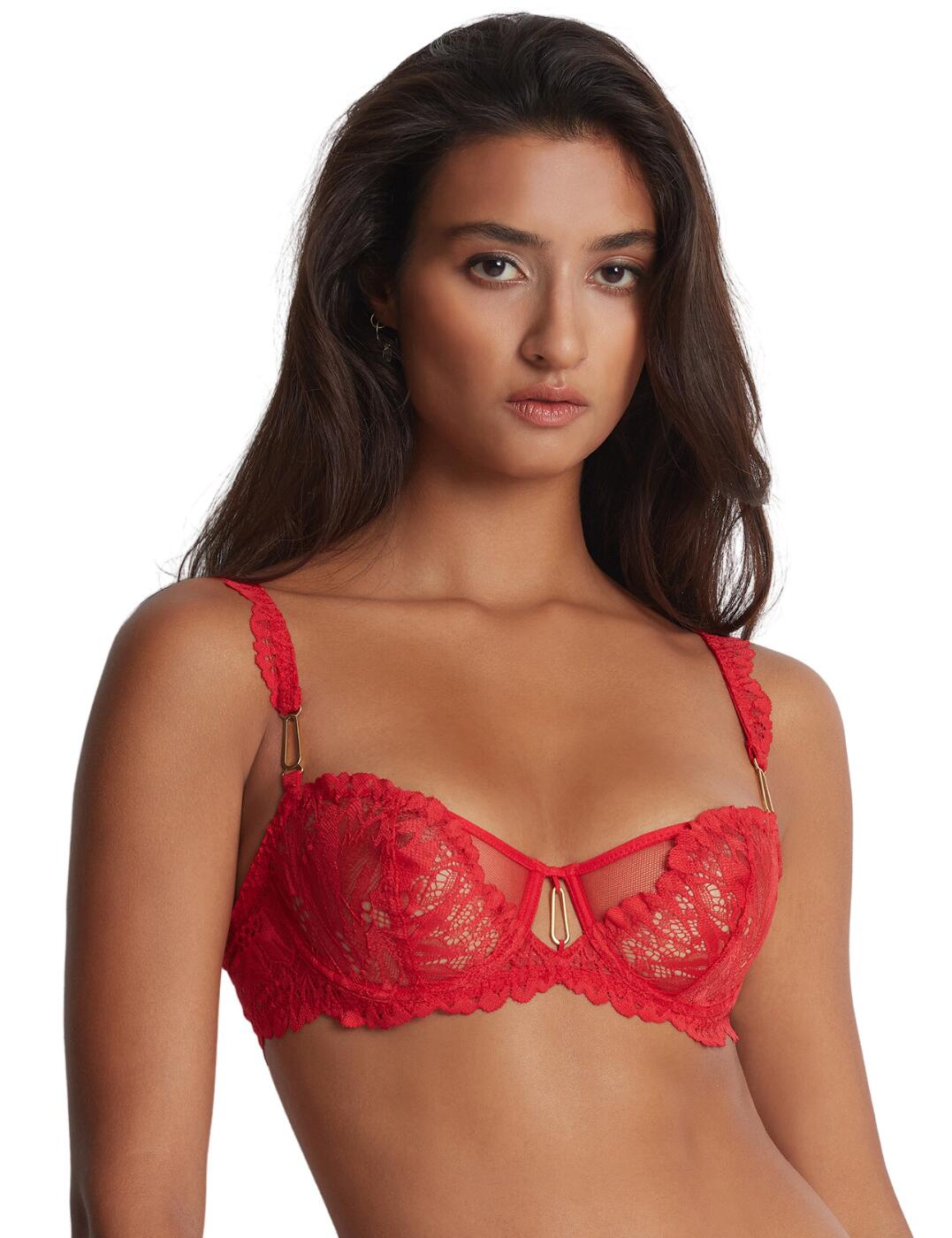 Aubade La Flowermania Bra Half Cup Coverage Lace Womens Luxury Lingerie LAF14 - Picture 1 of 33