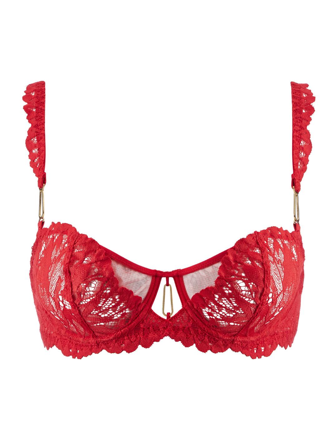 Aubade La Flowermania Bra Half Cup Coverage Lace Womens Luxury Lingerie LAF14 - Picture 4 of 33