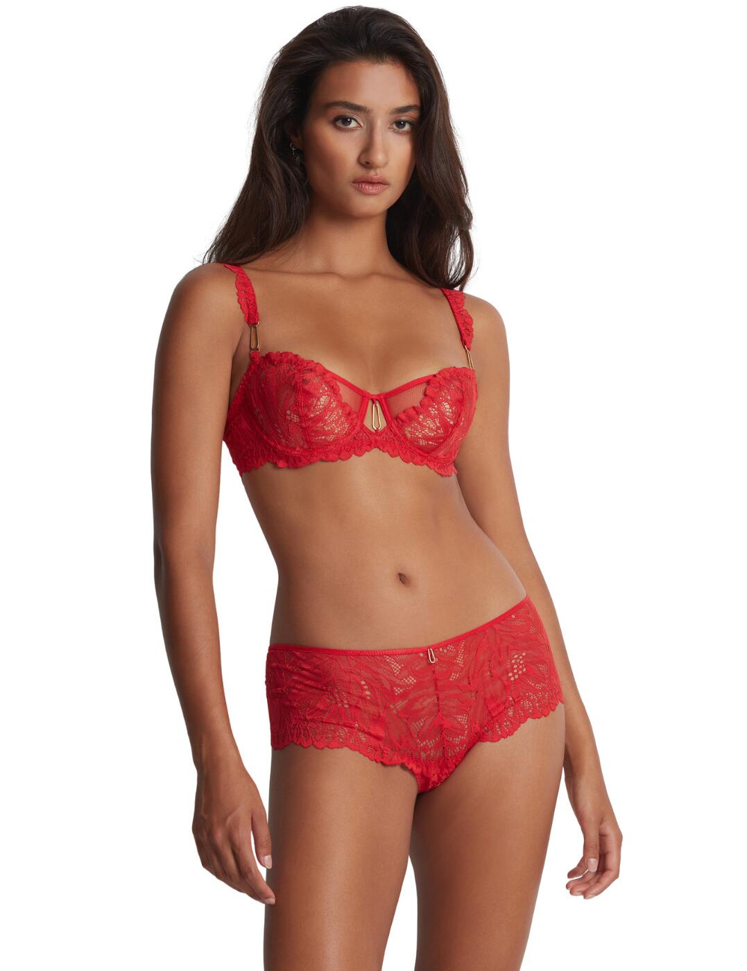 Aubade La Flowermania Bra Half Cup Coverage Lace Womens Luxury Lingerie LAF14 - Picture 8 of 33