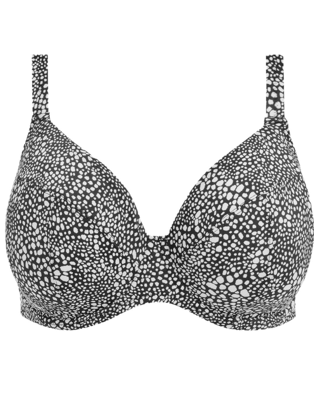 Elomi Pebble Cove Bikini Top Plunge Underwired Non Padded Womens Swimwear 801102 - Picture 4 of 13