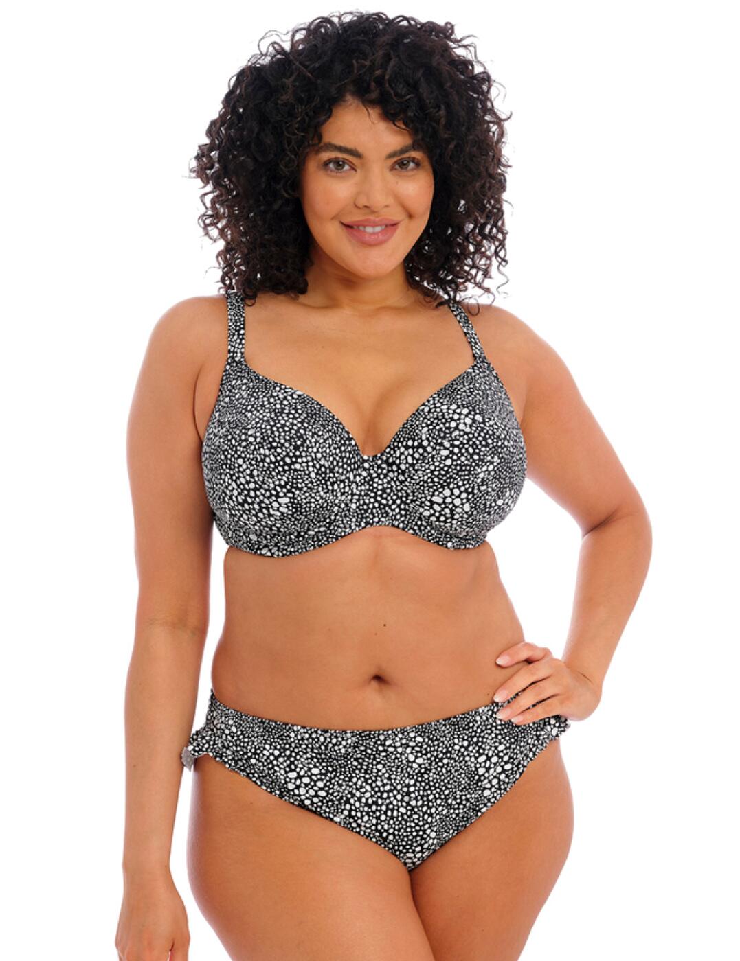 Elomi Pebble Cove Bikini Top Plunge Underwired Non Padded Womens Swimwear 801102 - Picture 6 of 13