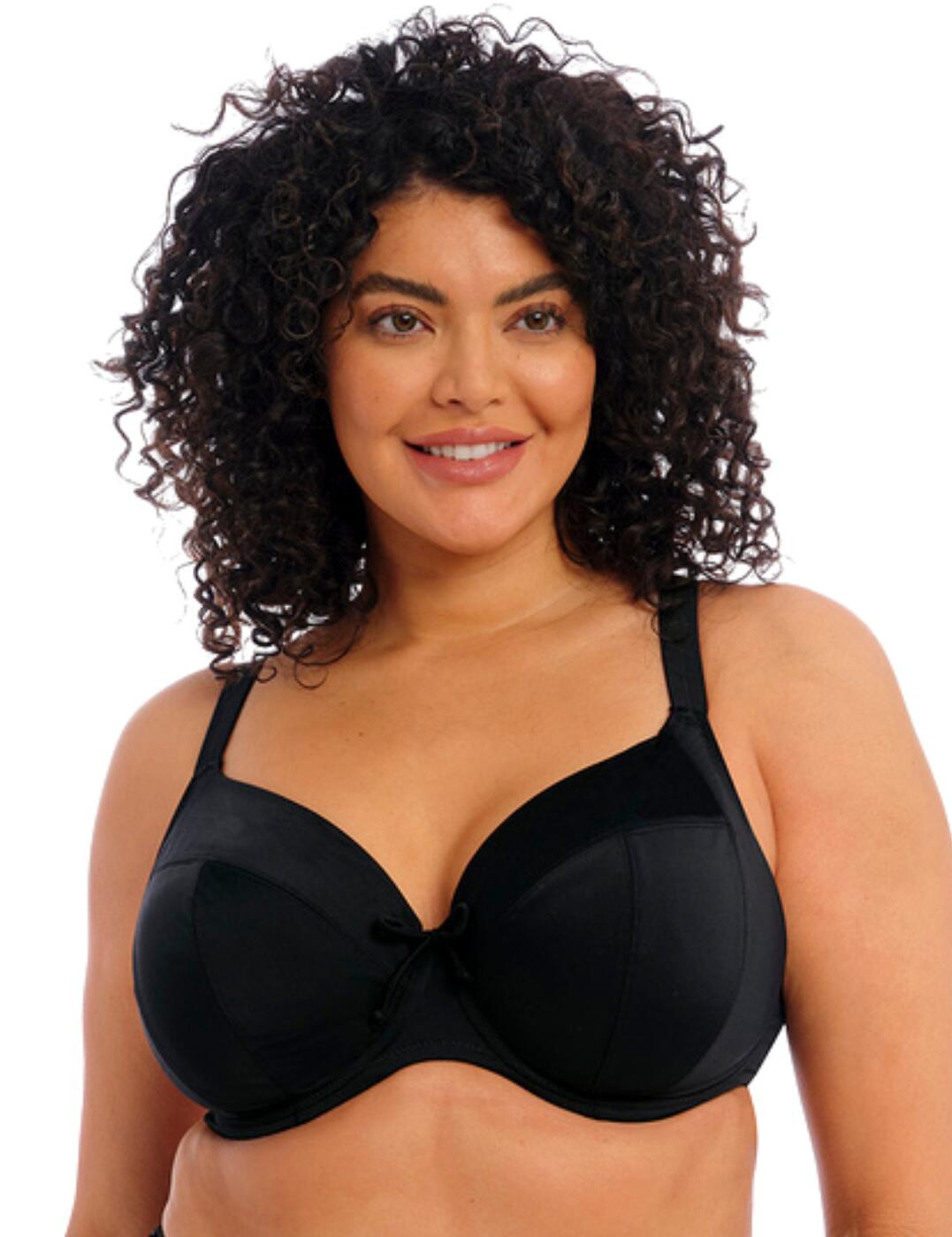 Elomi Plain Sailing Bikini Top Plunge Timeless Underwired Womens Swimwear 7284 - Picture 25 of 54