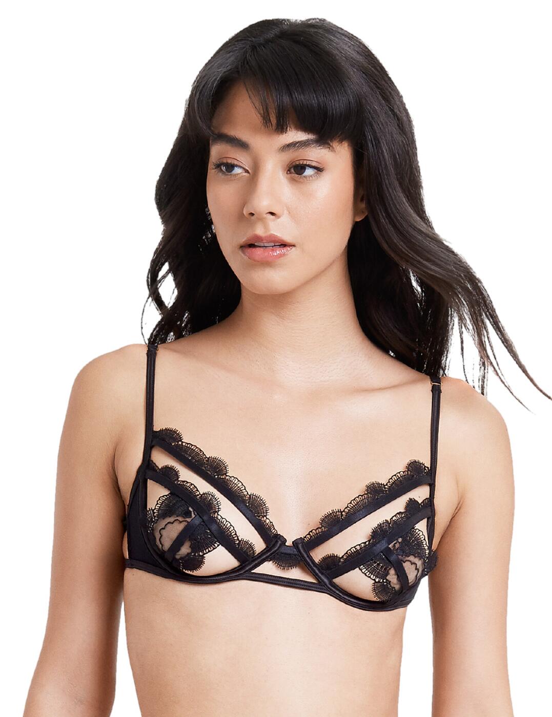 Bluebella Ember Open Cup Bra Sexy Non-Padded Underwired Erotic Bras 41208 - Picture 22 of 28