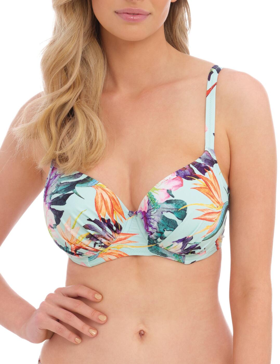 Fantasie Paradiso Bikini Top Underwired Gathered Full Cup Womens Swimwear 501801 - Picture 9 of 12
