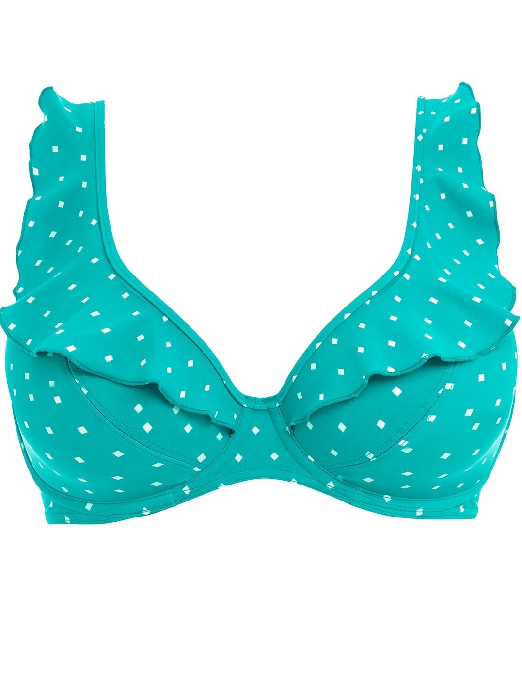 Freya Jewel Cove Bikini Top High Apex Non Padded Underwired Womens Swimwear 7230 - Picture 22 of 82