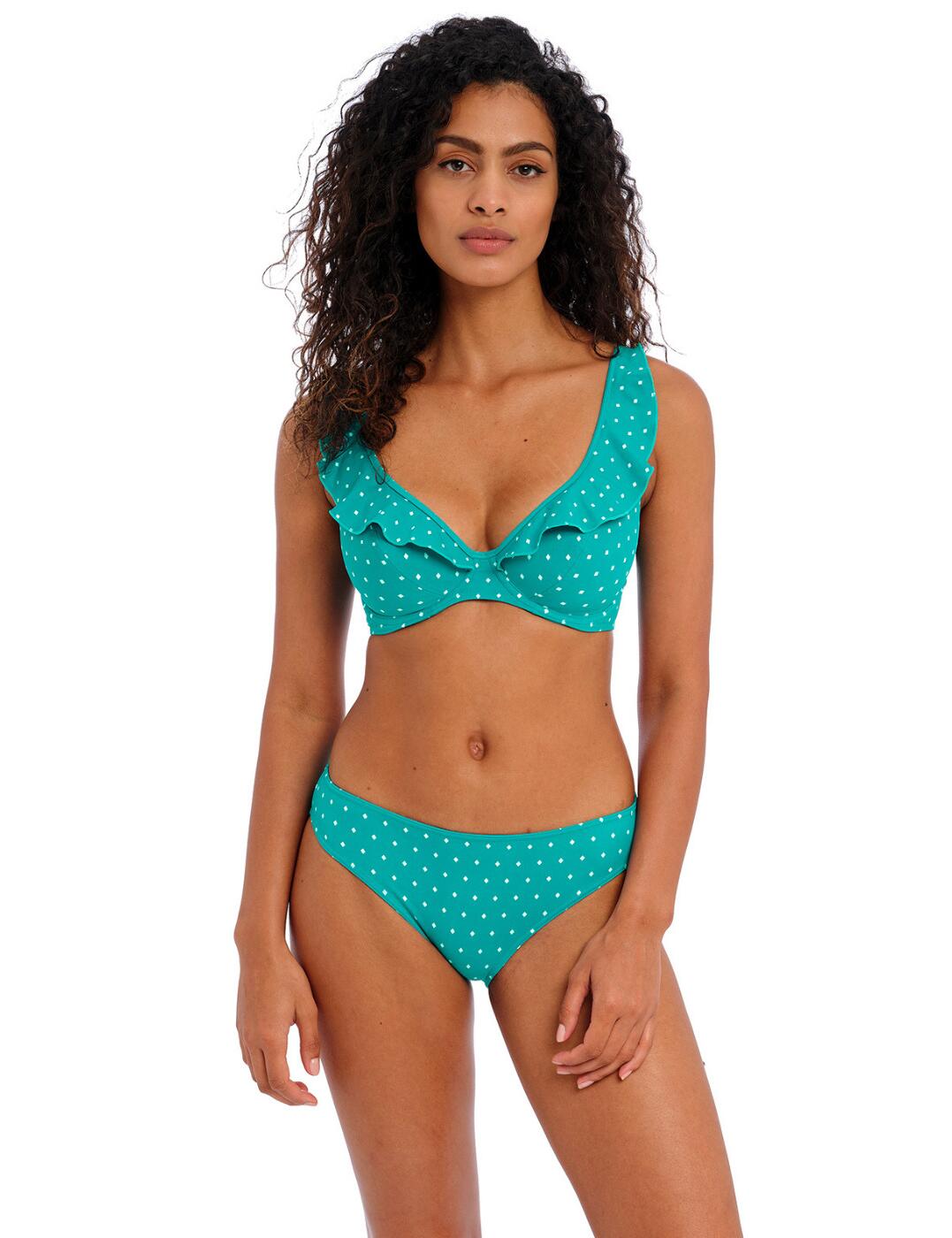 Freya Jewel Cove Bikini Top High Apex Non Padded Underwired Womens Swimwear 7230 - Picture 24 of 82