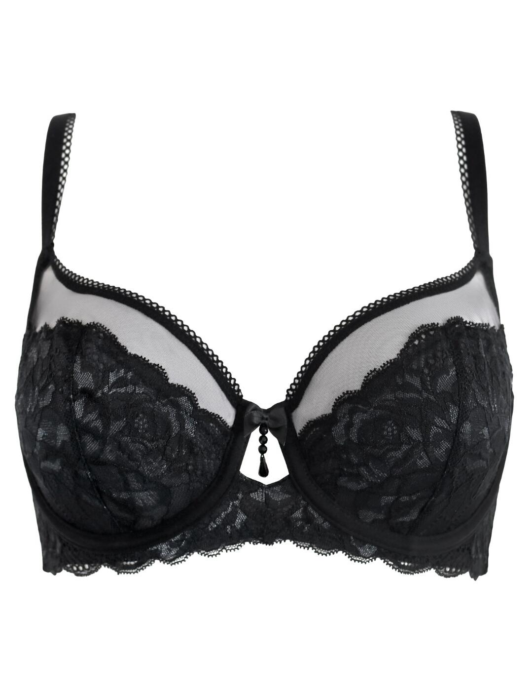 Pour Moi Ooo La La Bra Non-Padded Underwired Womens Stylish Lace Lingerie 28602 - Picture 4 of 21