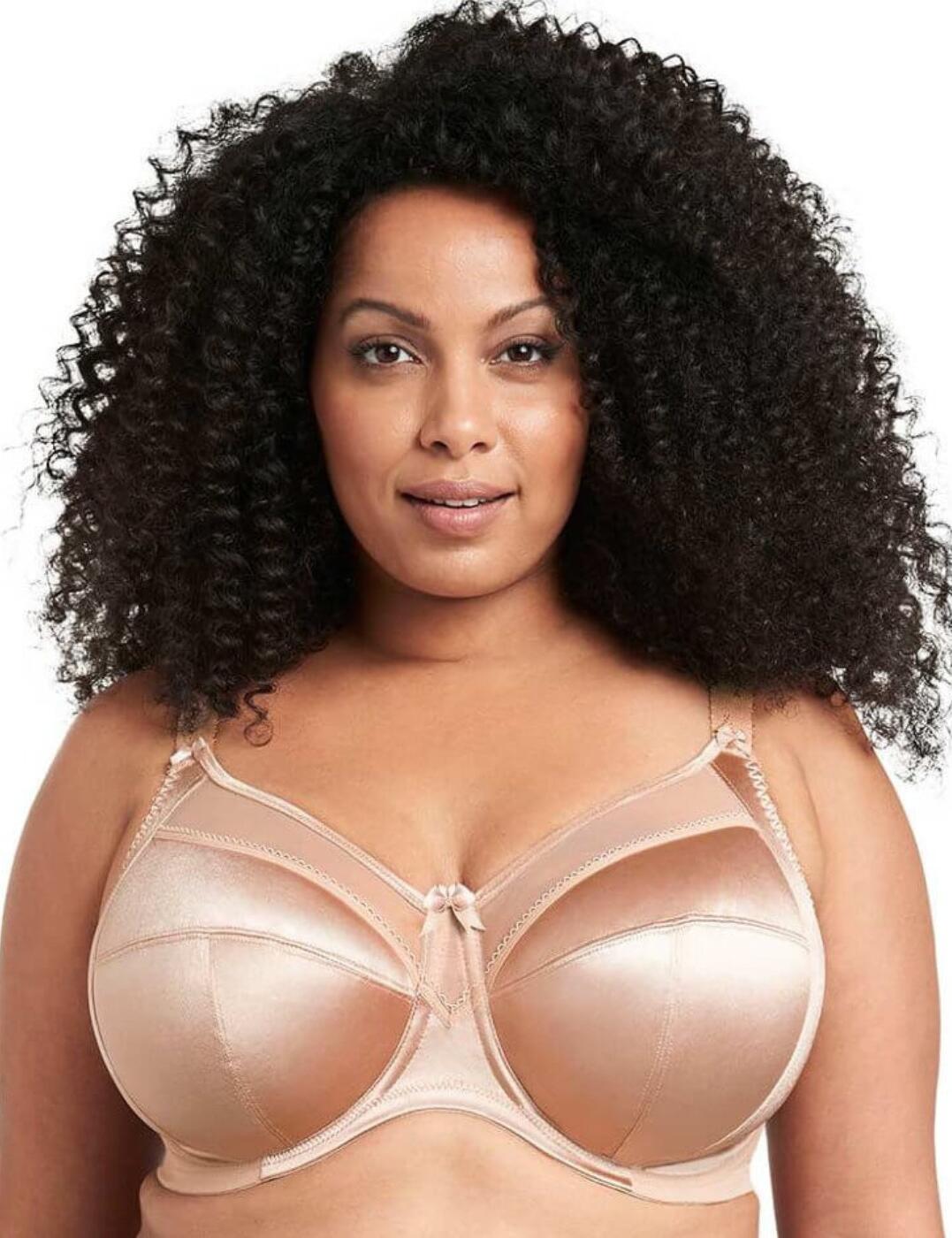 Goddess Keira Bra Non Wired Comfortable Full Cup Full Figure Bras Wirefree 6093 - Picture 7 of 19