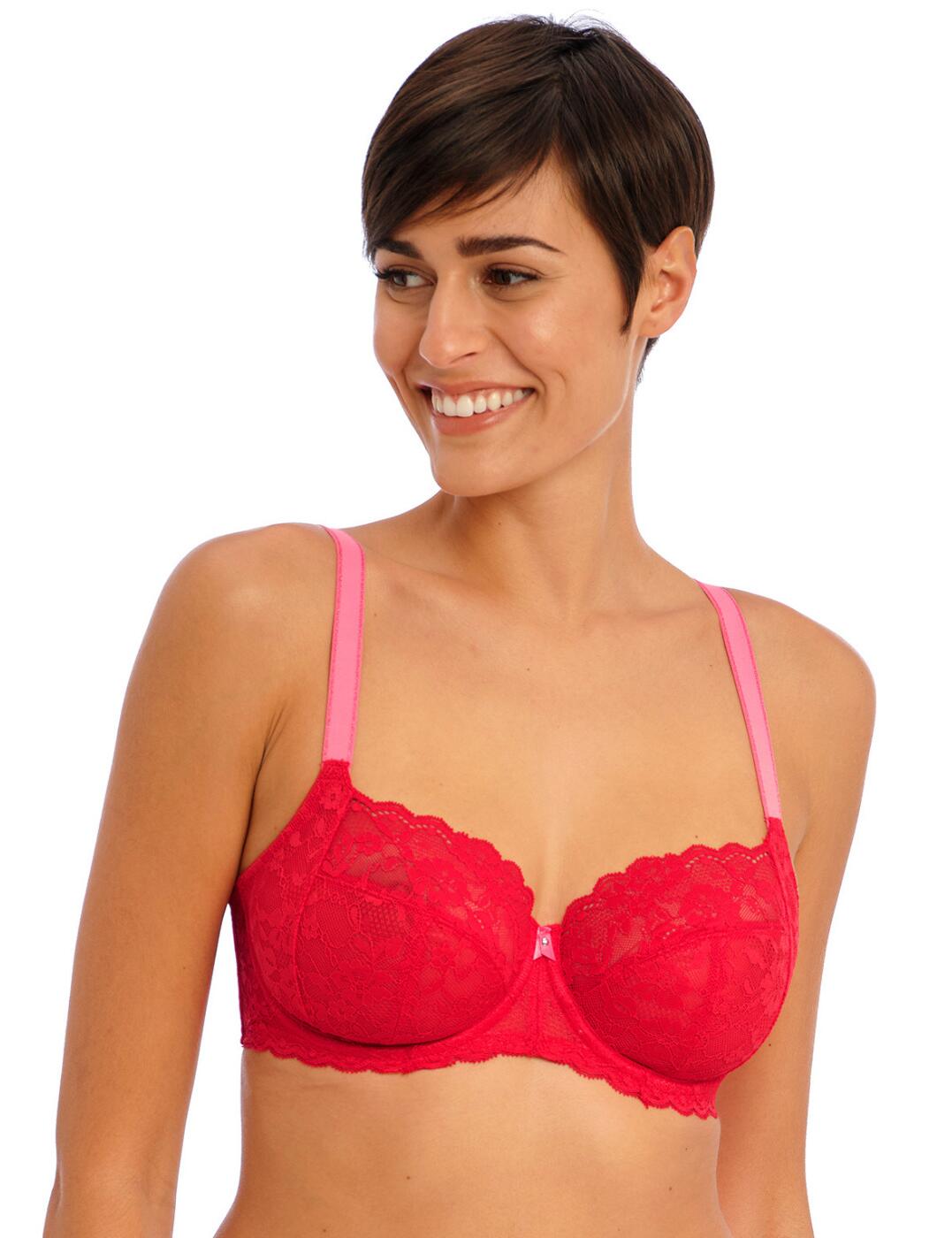 Freya Offbeat Bra Underwired Side Support Non-Padded Womens Lace Bras 5451 - Picture 9 of 67