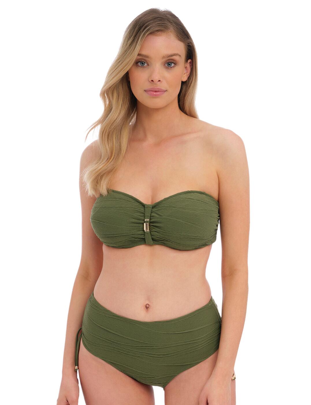 Fantasie Beach Waves Bandeau Bikini Top Womens Underwired Swimwear 502210 - Picture 33 of 53