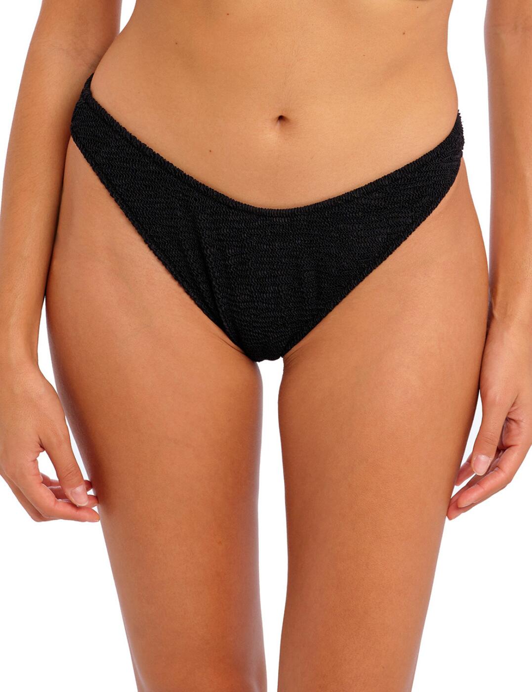 Freya Ibiza Waves Bikini Brief Crinkle Fabric High Rise Womens Swimwear 203885
