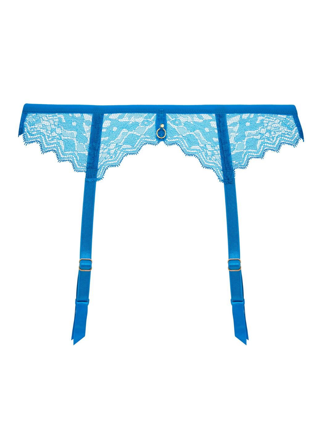 Freya Temptress Suspender Belt Womens Sexy Semi-Sheer Lace Lingerie 400191 - Picture 11 of 21