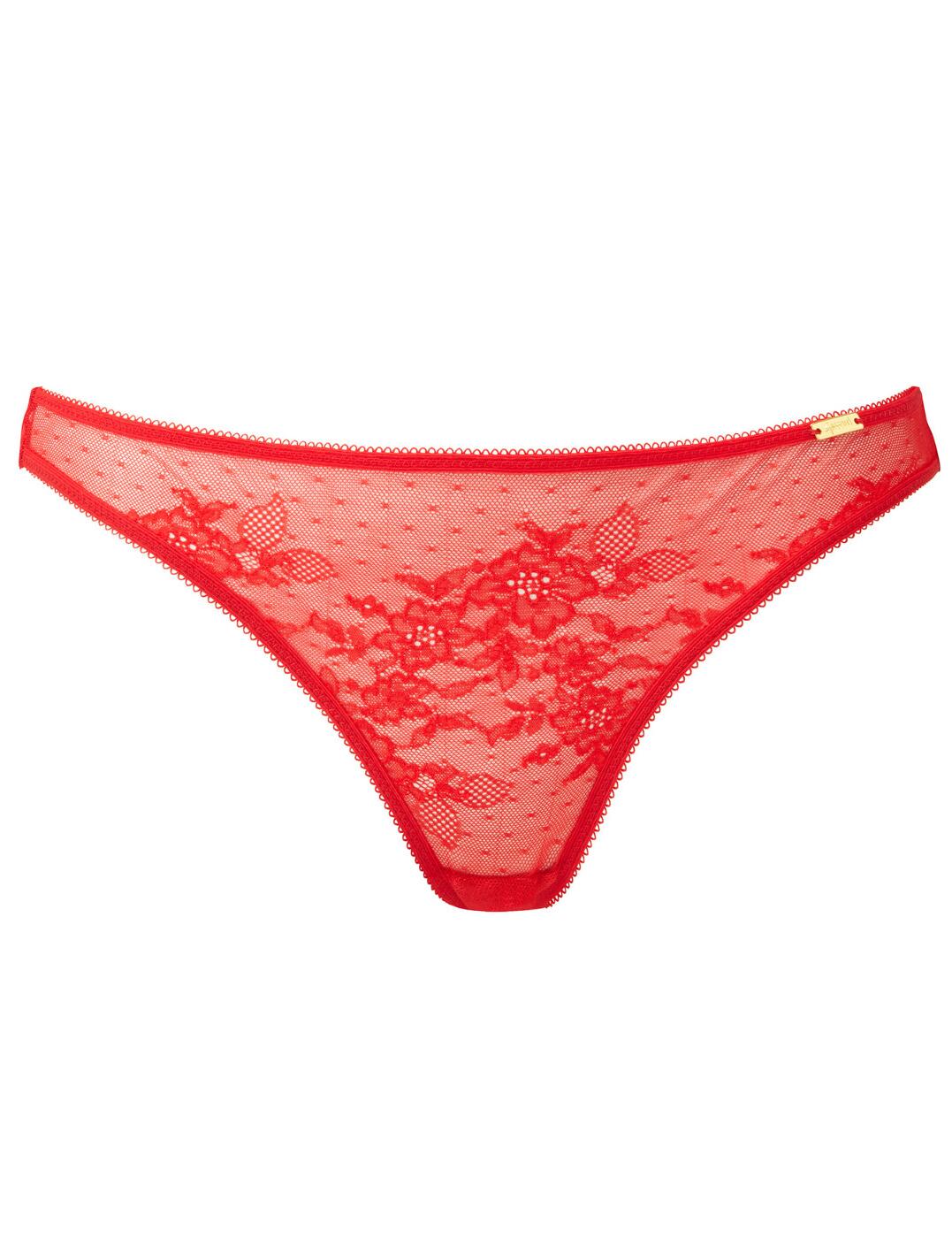Gossard Glossies Lace Thong Delicate Sheer Embroidered Women's Lingerie 13006 - Picture 26 of 76