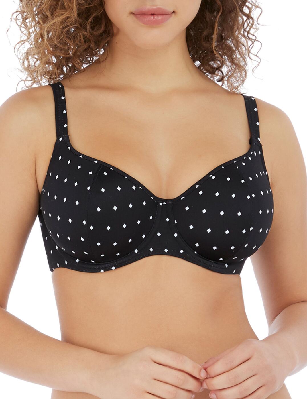 Freya Jewel Cove Bikini Top Underwired Sweetheart Neckline Womens Swimwear 7231 - Picture 8 of 47