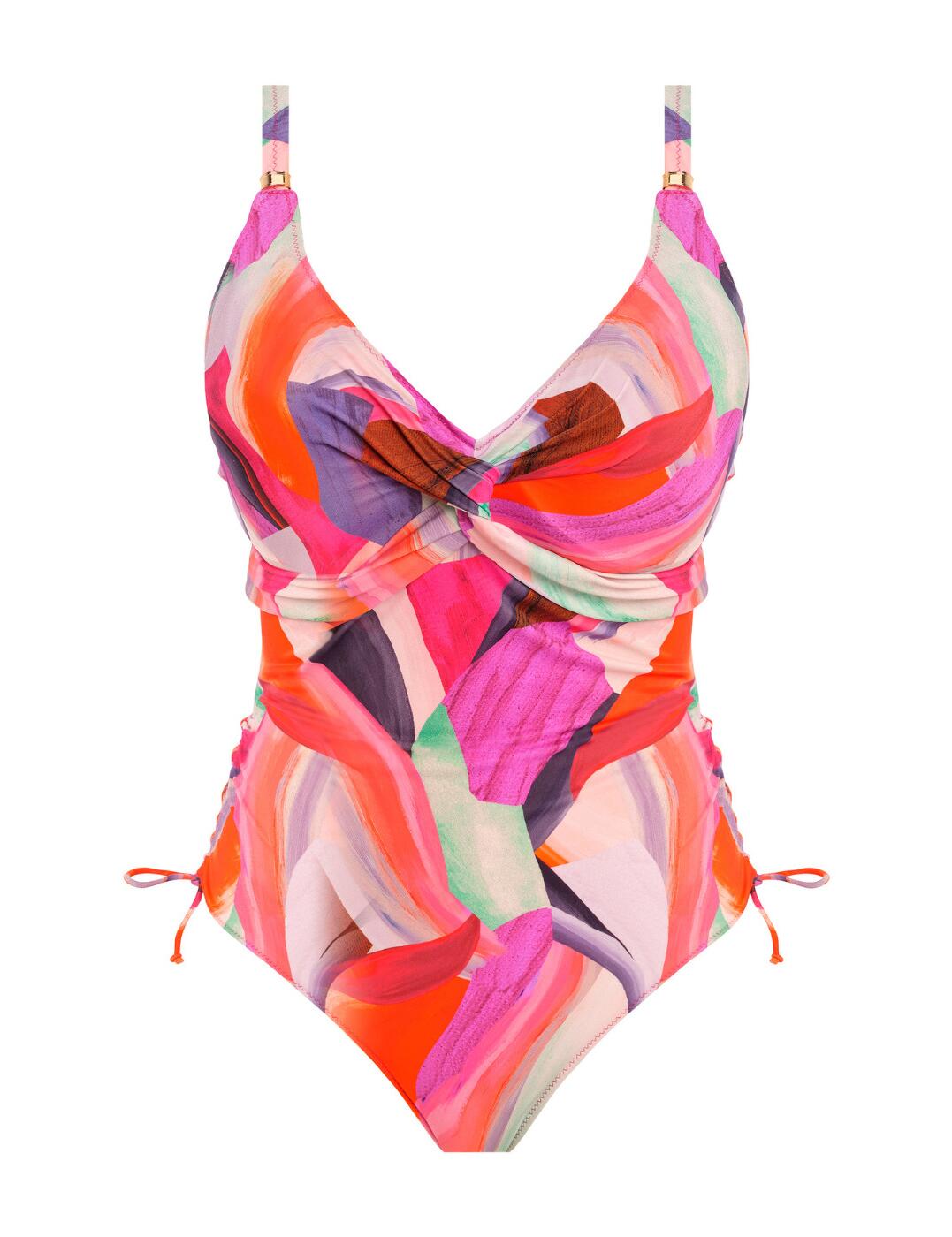 Fantasie Aguada Beach Swimsuit Underwired Twist Front Womens Swimwear 502931 - 第 9/13 張圖片