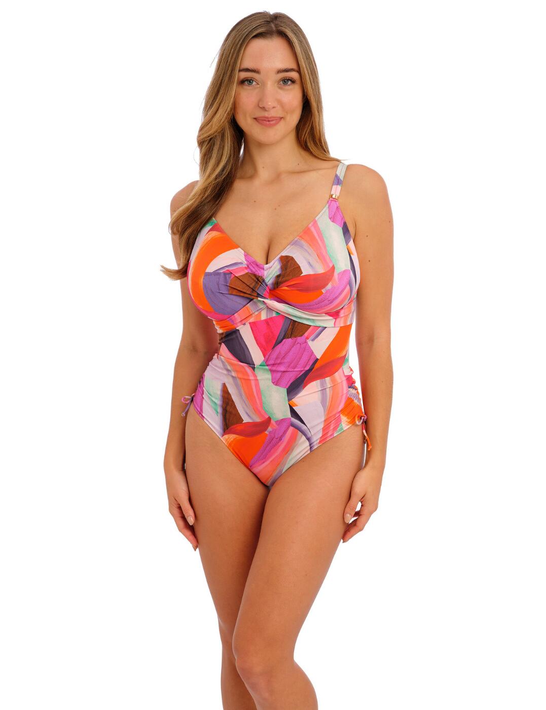 Fantasie Aguada Beach Swimsuit Underwired Twist Front Womens Swimwear 502931 - 第 11/13 張圖片