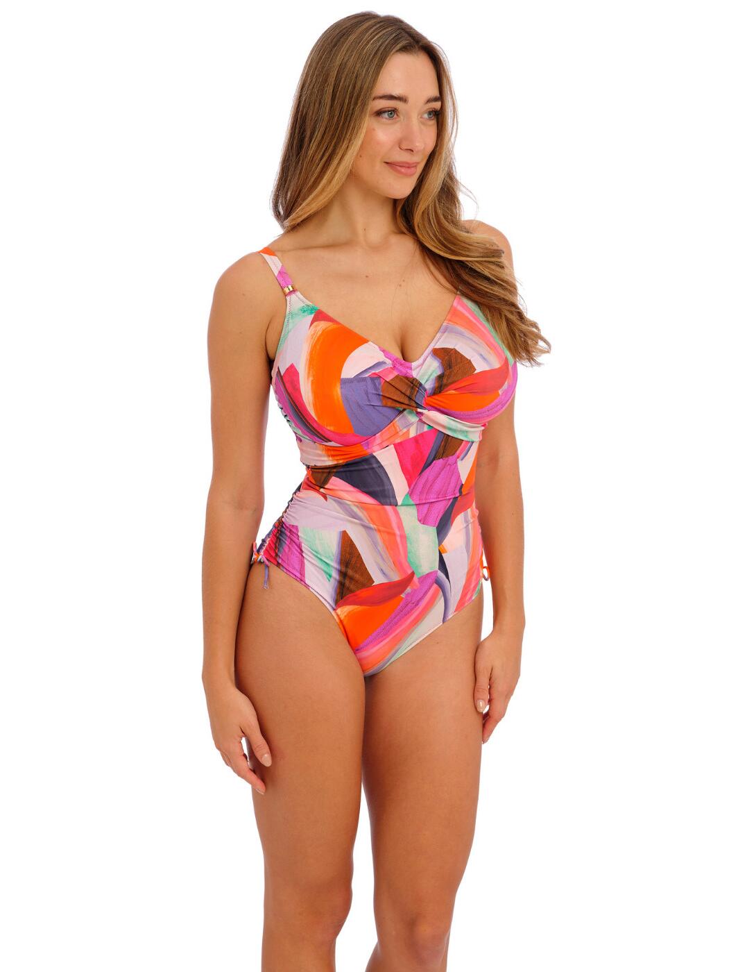 Fantasie Aguada Beach Swimsuit Underwired Twist Front Womens Swimwear 502931 - 第 13/13 張圖片