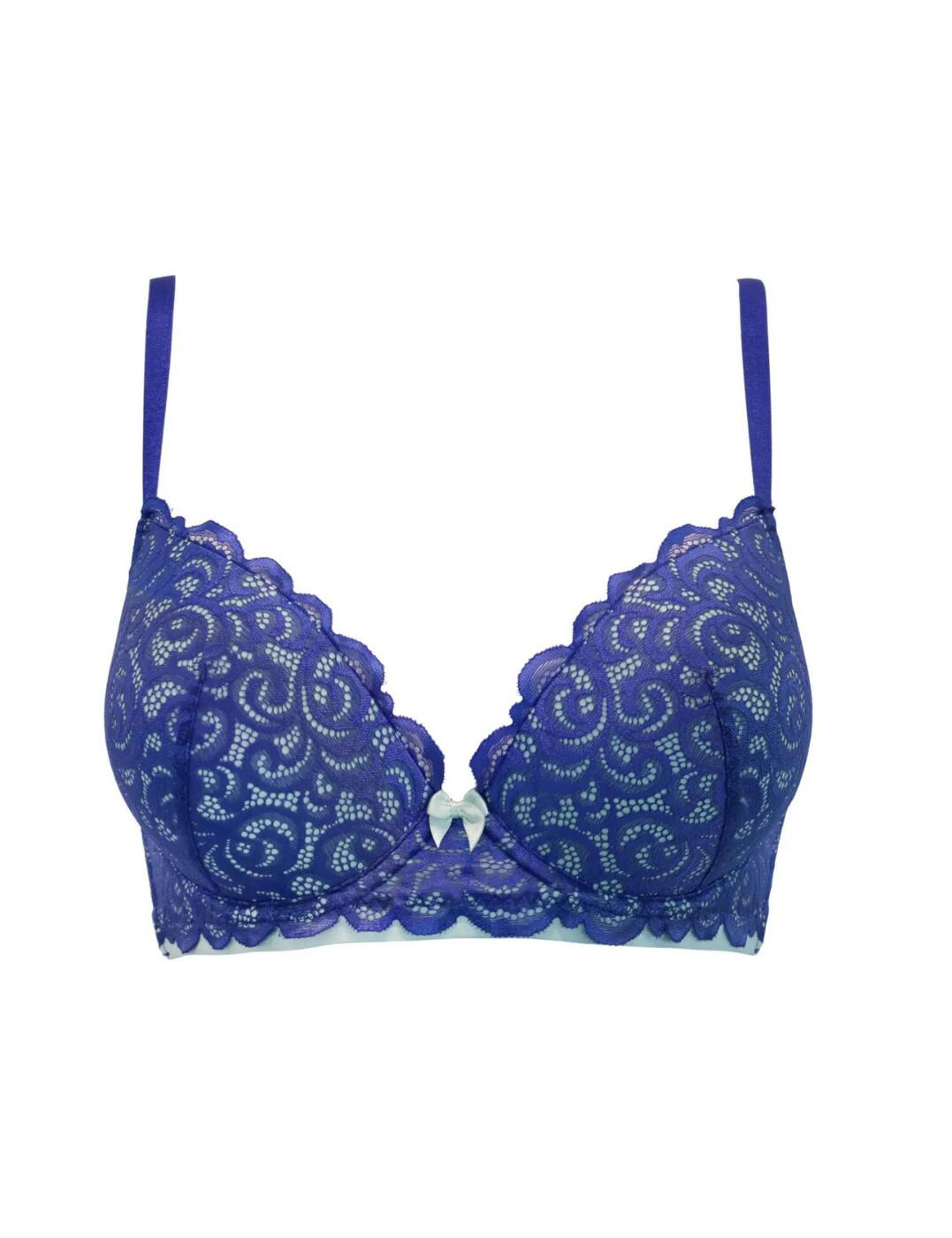 Pour Moi Romance Bra Push Up Plunge Underwired Lace Womens Lingerie 183002 - Picture 16 of 41
