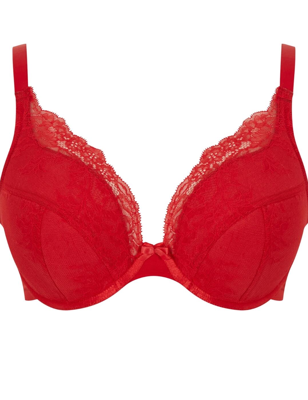 Panache Ana Bra Plunge Padded Bra Underwired Sexy Lace Womens Lingerie 9391 - Picture 11 of 15