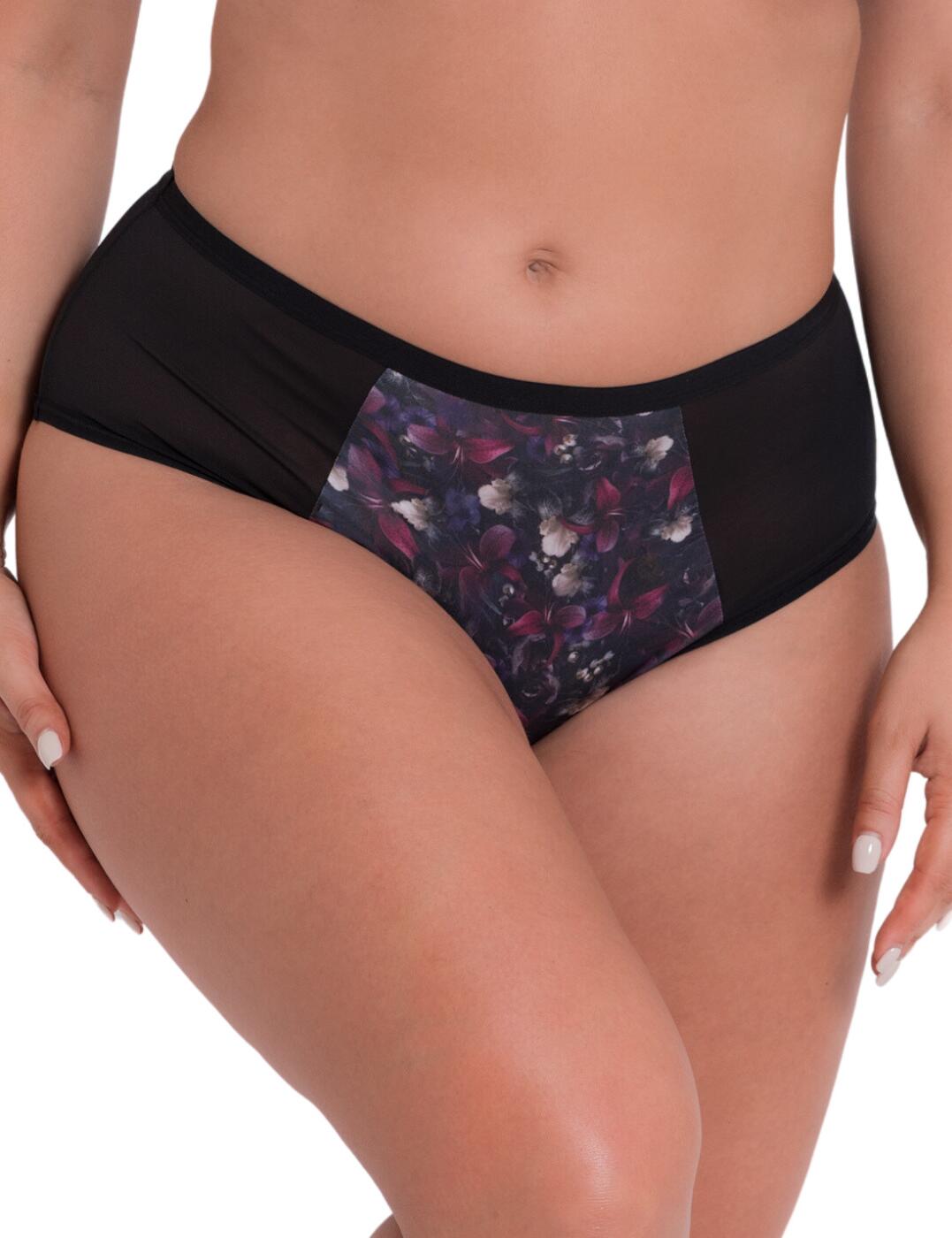 M - 12 Curvy Kate Wonderfully Shorty Brief Sheer Womens Knickers CK061201